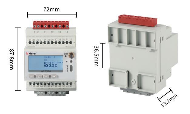 安科瑞ADW300/4G无线物联网电表远程抄表APP