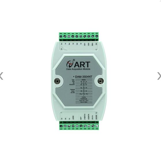 三相交流电能累计采集模块-带1路DI，2路DO电压电流采集DAM3504NT