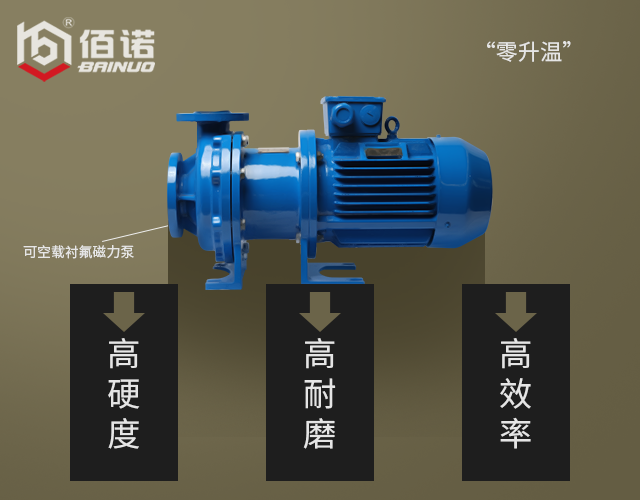 上海佰诺现货供应IMC可空载衬氟磁力泵