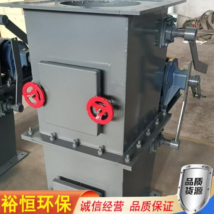 双层重锤翻板阀的上下结构