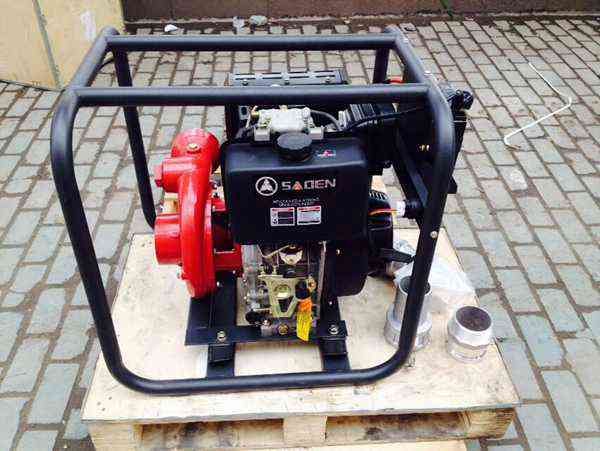 上海萨登3寸小型高压柴油自吸抽水泵DS80XAE参数