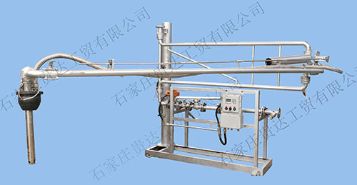 氨水吨桶鹤管定制带流量计算仪流量计电动执行器