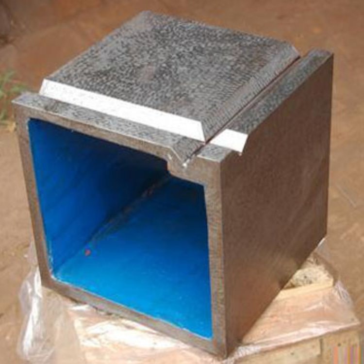 华宇量仪磁性方箱铸铁检验V型槽方箱磁力检验垫箱