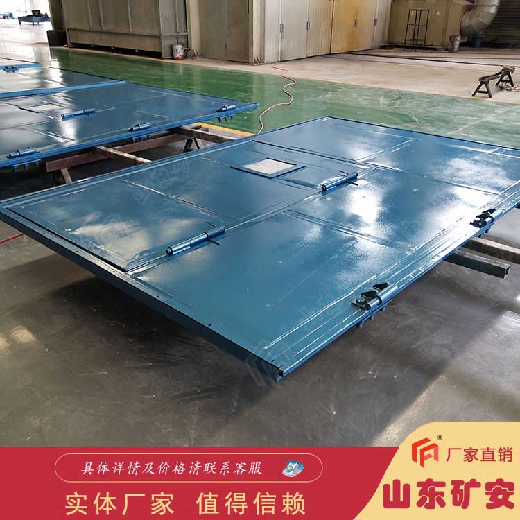 推拉式无压风门关闭平稳 操作方便