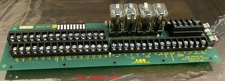 ABB 380742 继电器电路板总成 380743