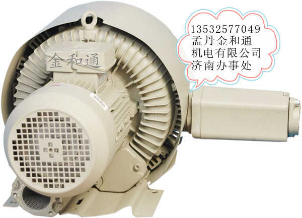 台湾双段高压鼓风机HB-4346-4KW双叶轮高压风机