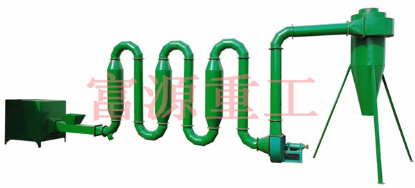 富源重工热销热气流管道式烘干机，GT800滚筒式烘干机