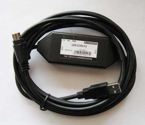 天津三菱PLC编程线缆数据下载线USB-SC-09