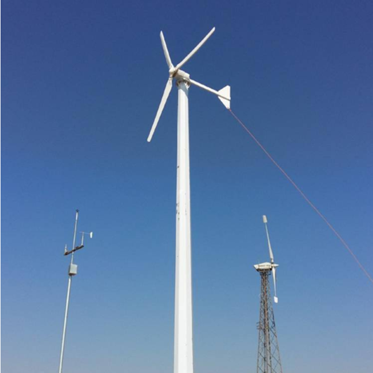山东新能源风力发电公司蓝润50KW大型风力发电机规格可定制