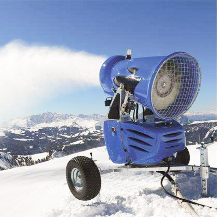 大面积铺盖雪地造雪机 全自动人工降雪设备 雪花制冷