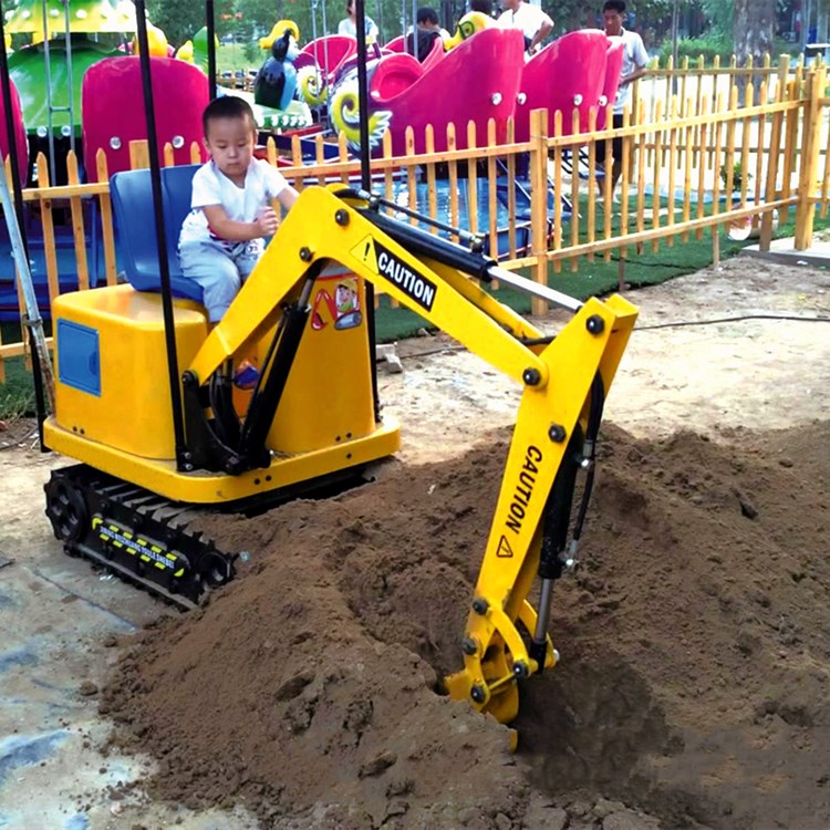 挖掘机网红有动力设备挖土简单操作好玩乐趣多多