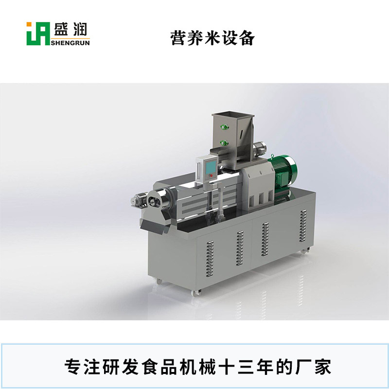 盛润大米吸管设备单螺杆挤压式膨化机设备济南工厂店