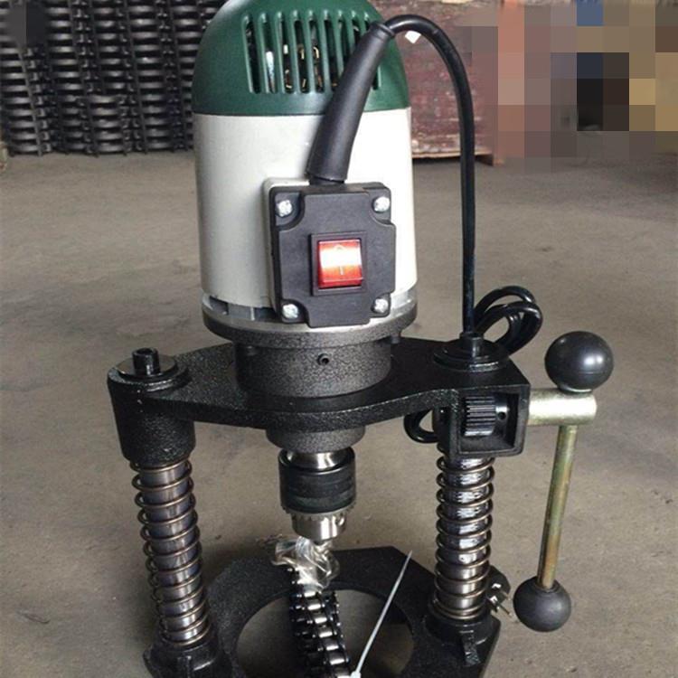 114D型电动链条式开孔机 镀锌管铝合金开孔机  消防管钢管打孔机