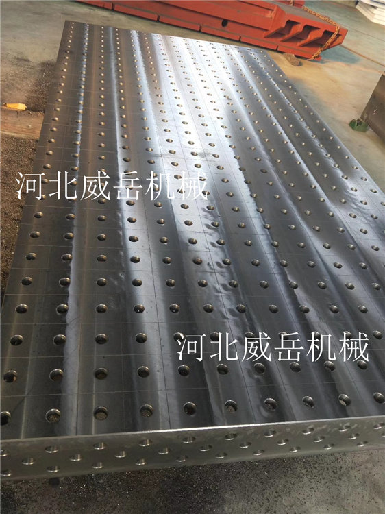 铸铁试验平台新型工艺树脂砂成型焊接平台地脚螺栓固定