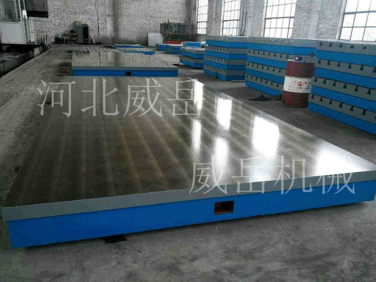 浙江铸铁平台多孔带槽 大型机床工作台稳定耐压