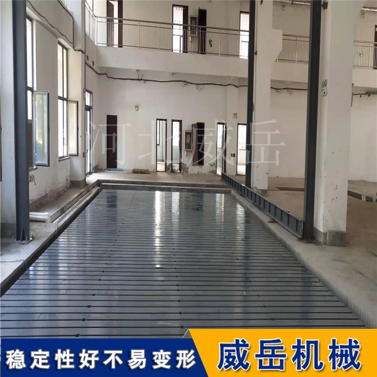 河北威岳售铸铁平台高强度 机床工作台工作面精刨加工