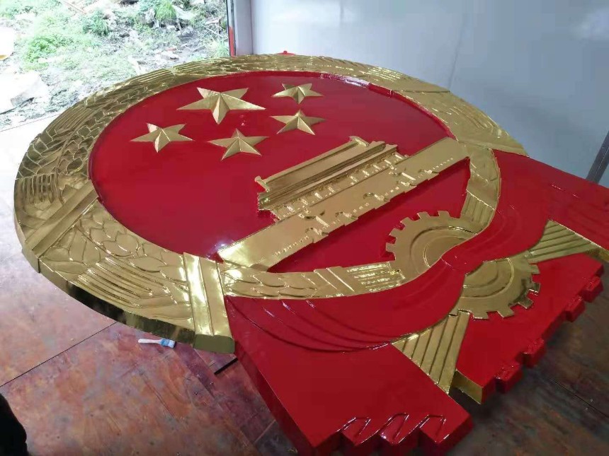 警徽生产厂家，陕西省卖3米警徽厂家，生产大型徽章厂家