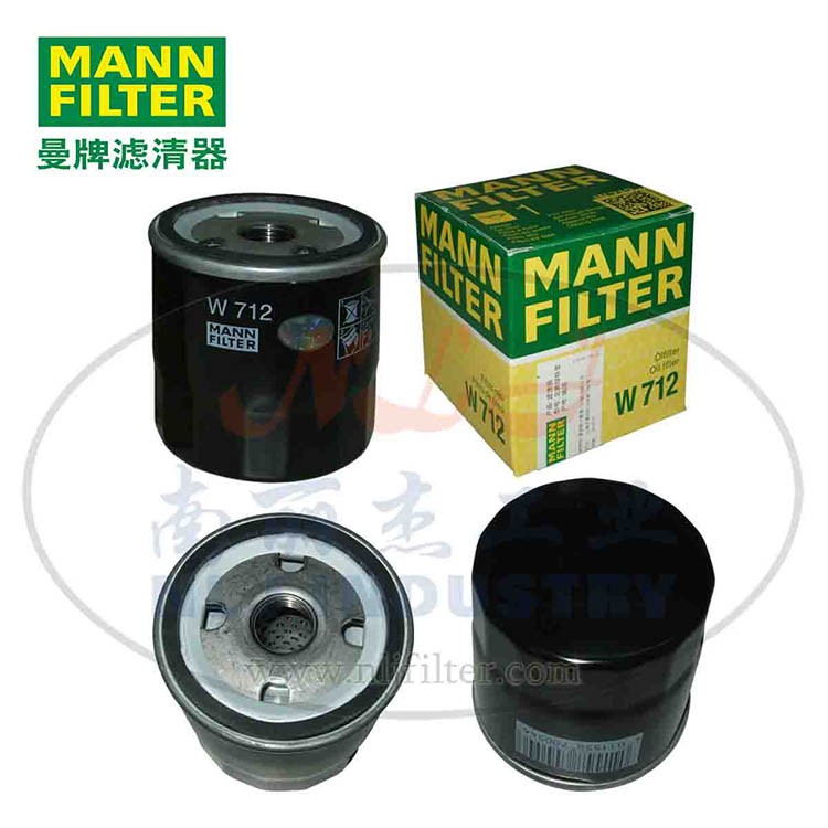 MANN-FILTER(曼牌滤清器)机油滤清器滤芯W712