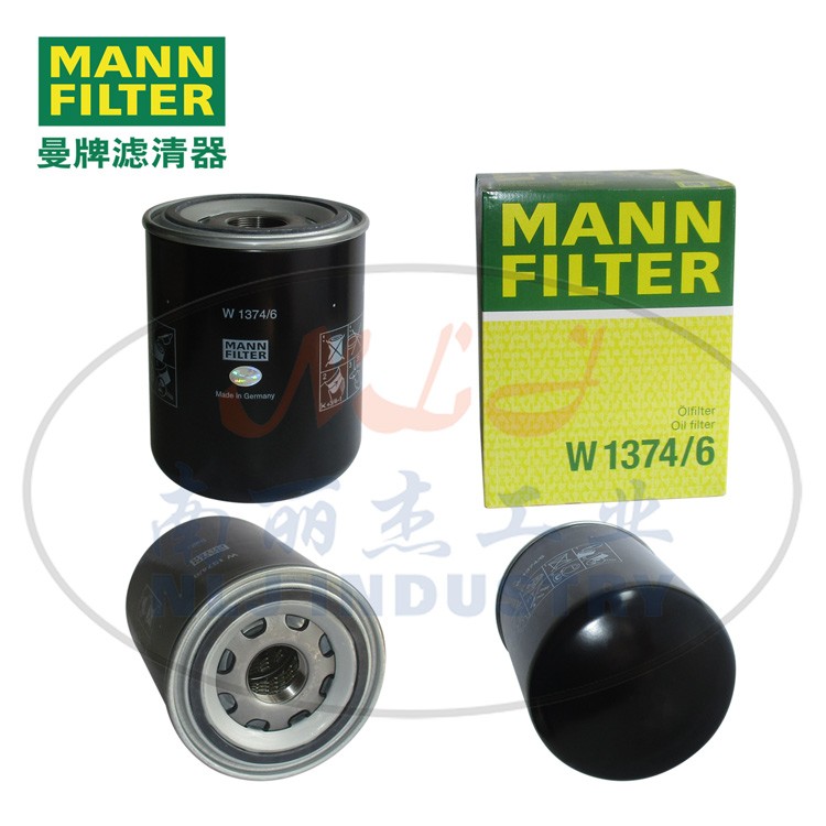 MANN-FILTER(曼牌滤清器)油滤W1374/6