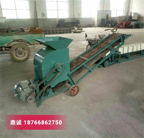 广西柳州移动输送带式土壤粉碎机 350型电动苗床育秧粉土粉煤机