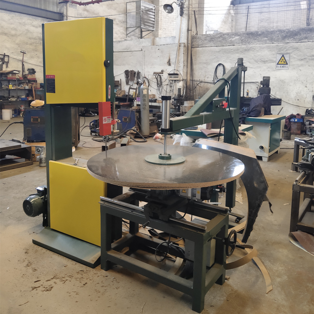 木板切圆机 铝板割切机 竹板开圆机 板凳加工 圆桌面割圆机