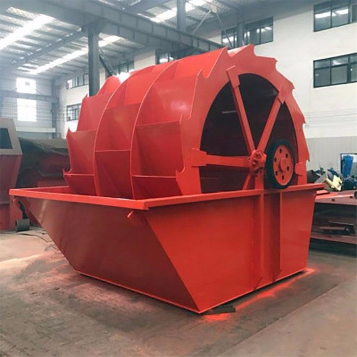 郑州钰宸机械生产水轮式洗砂机新式轮斗式洗沙设备易操作产量高