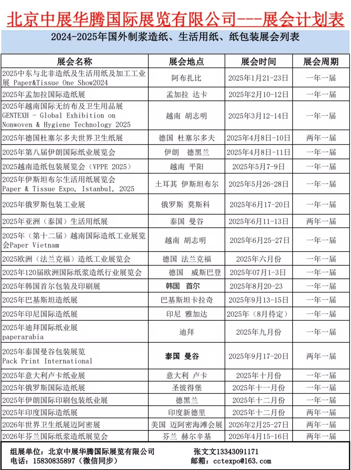 2026年中东和北非造纸和生活用纸及加工工业国际展览会 Paper & Tiss