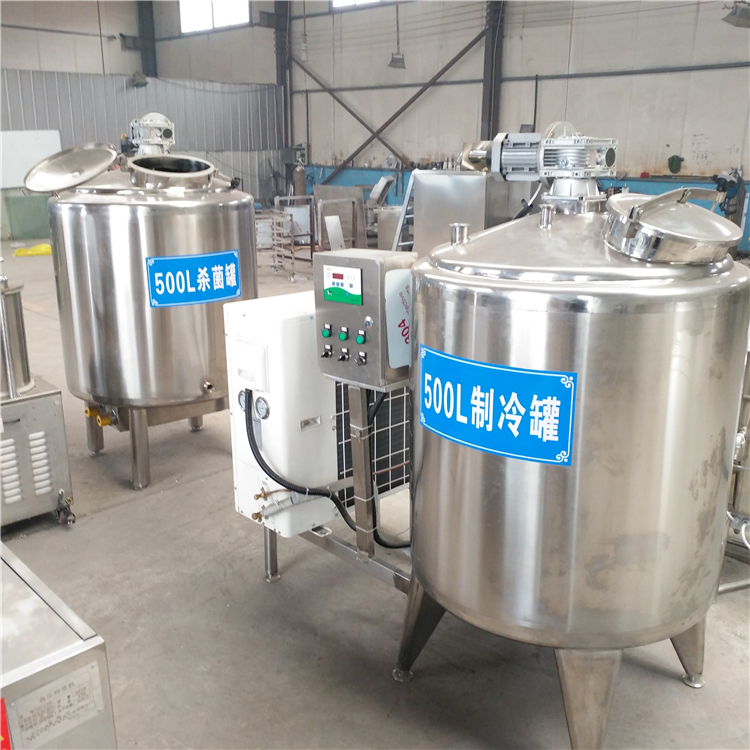 新疆低温牛奶储存罐 牧场用制冷罐