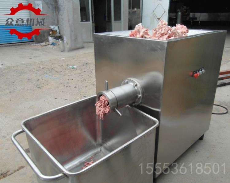 商用冻肉绞肉机 鸡骨架绞肉机 食品厂专用绞肉机 中央厨房鲜肉碎肉机