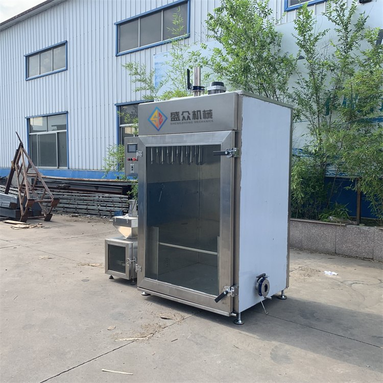 红肠液压灌肠机厂家全自动腊肠腊肉烟熏炉 红肠腊肠加工全套机器