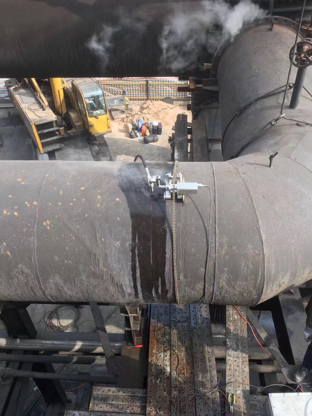 石油储罐化工业开孔拆除用水刀切割机